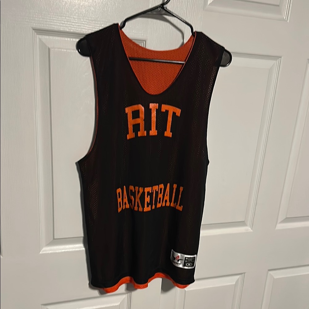 RIT Basketball Jersey - Black and Orange